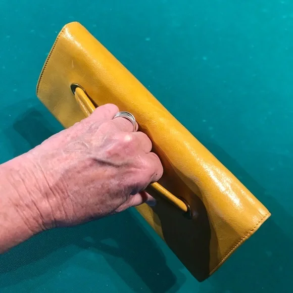 Authentic “Hobo” gold patent leather clutch purse/handbag is 100% New & unused - Picture 9 of 9